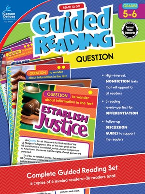 cover image of Ready to Go Guided Reading: Question, Grades 5--6